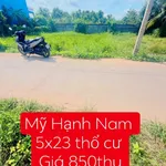 Bán gấp lô đất mặt tiền 115m² Mỹ Hạnh Nam, Đức Hòa, 850 triệu - Ảnh thu nhỏ 1