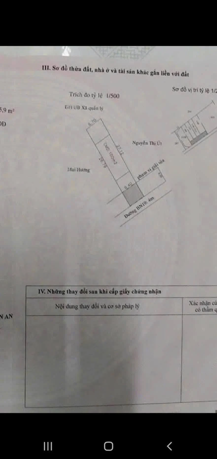 Bán đất mặt tiền Bình Nhâm 145m² - Ảnh 1