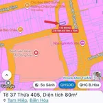 Bán lô đất mặt tiền kinh doanh 80m2 đường Trương Quyền, Phường Tam Hiệp, Đồng Nai - Ảnh thu nhỏ 1