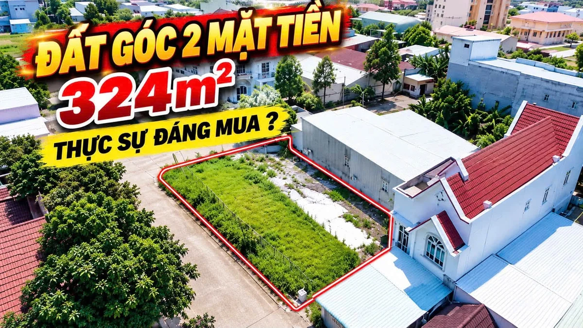 Bán lô đất góc 2 mặt tiền 324m² Phạm Viết Chánh, Rạch Giá - Ảnh 1