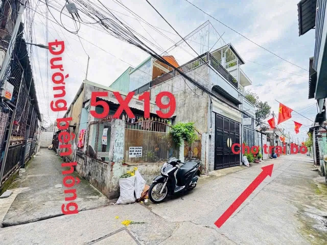Bán nhà cấp 4 góc 2 mặt tiền Long Bình, 95 m², 2 tỷ - Ảnh 1