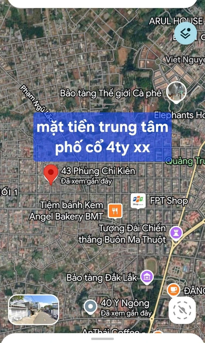Bán đất mặt tiền Phùng Chí Kiên Buôn Ma Thuột 145m2 - Ảnh 1