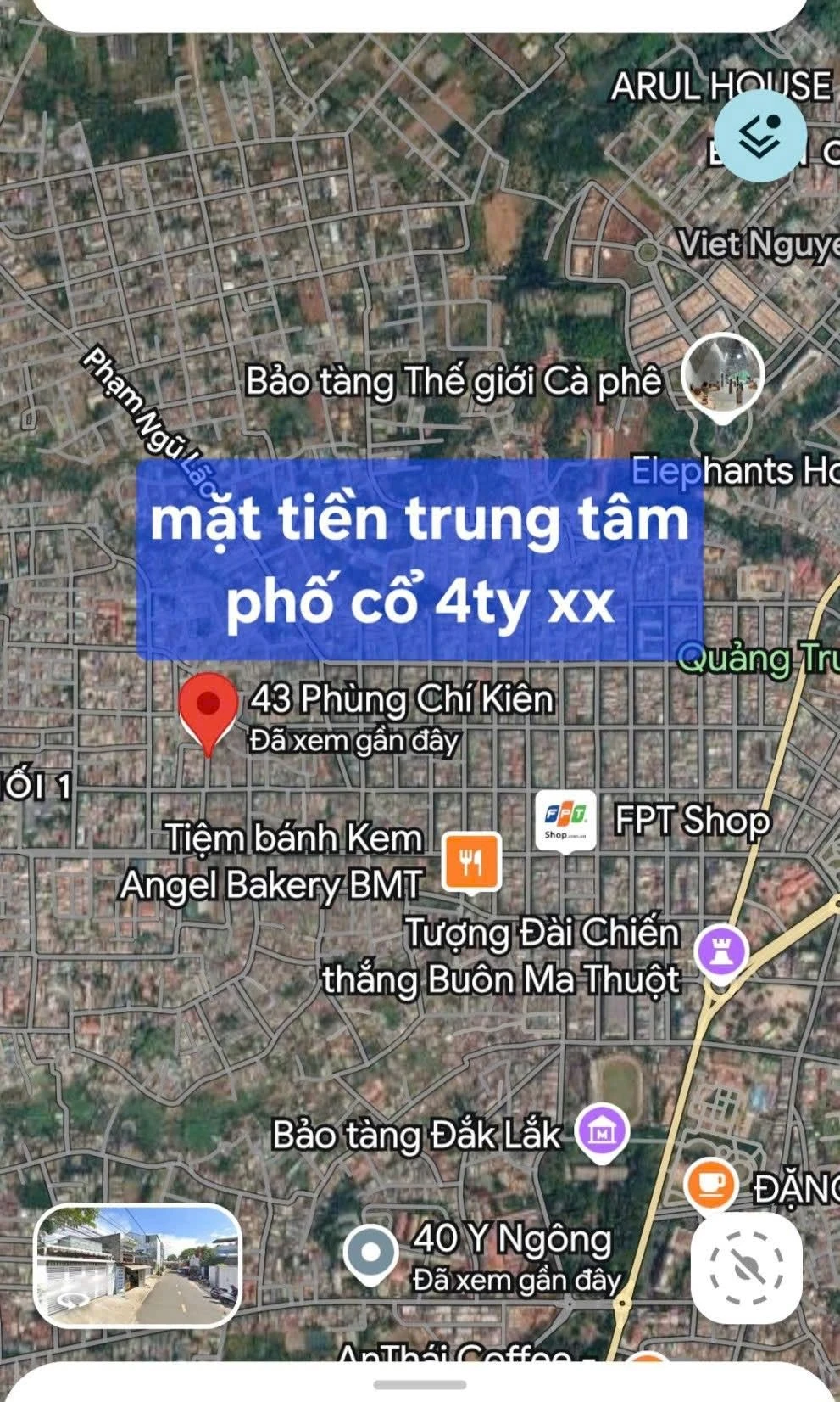 Bán đất mặt tiền Phùng Chí Kiên Buôn Ma Thuột 145m2 - Ảnh 1