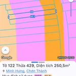 Bán đất 250m2 gần KCN Chơn Thành, Phường Minh Hưng, Đồng Nai, giá 480 triệu - Ảnh thu nhỏ 2