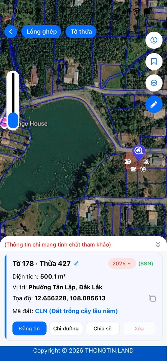 Bán đất Tân Lập Hóc Môn 250m² 4,15 tỷ - Ảnh thu nhỏ 3