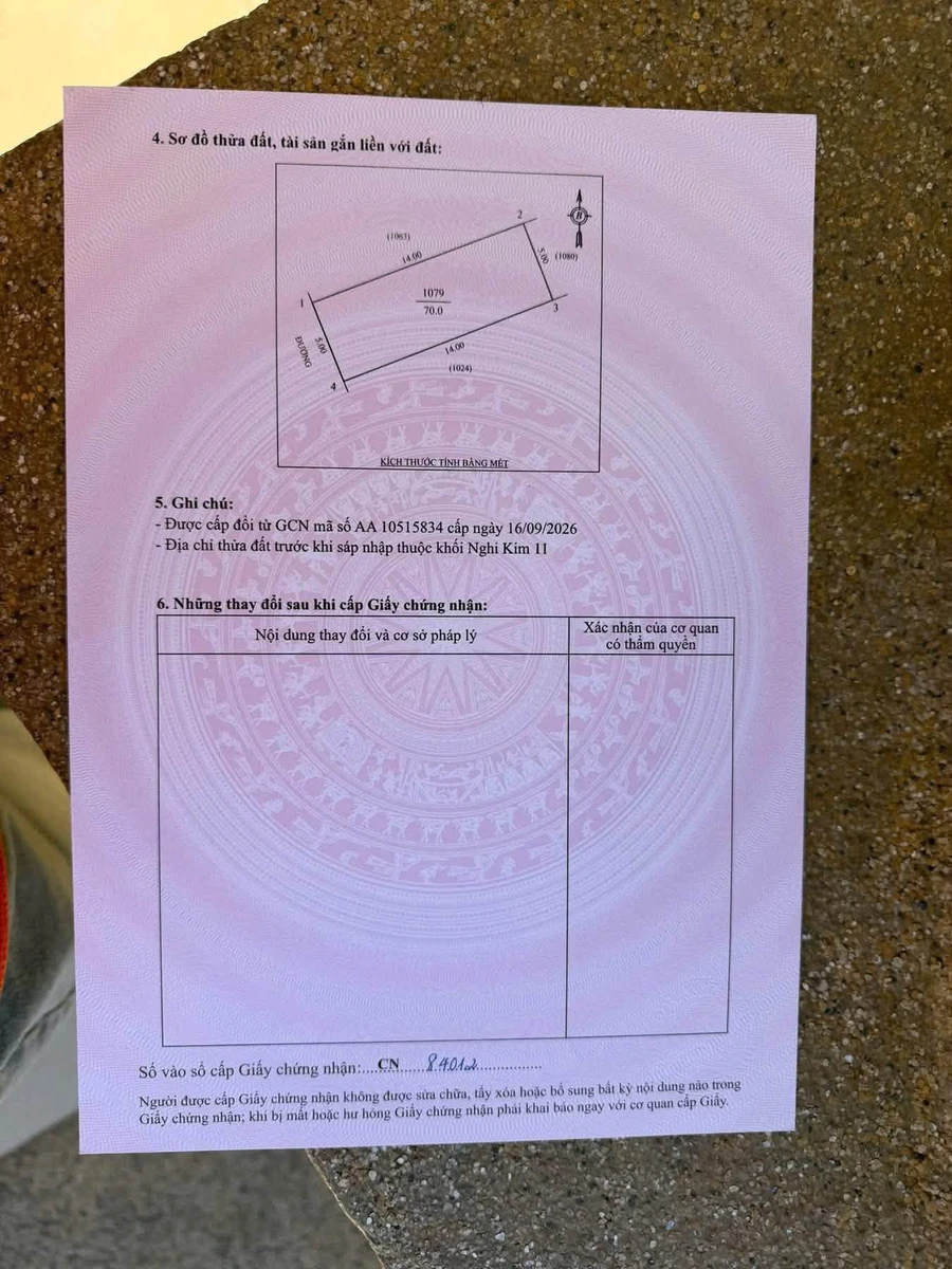 Đất bán Nghi Kim 70m2 giá 1 tỷ 6 - Ảnh 1