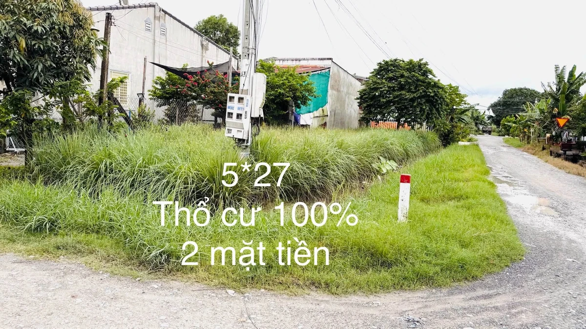 Bán đất 2 mặt tiền thổ cư 134m² Bàu Năng, Tây Ninh - Ảnh 1