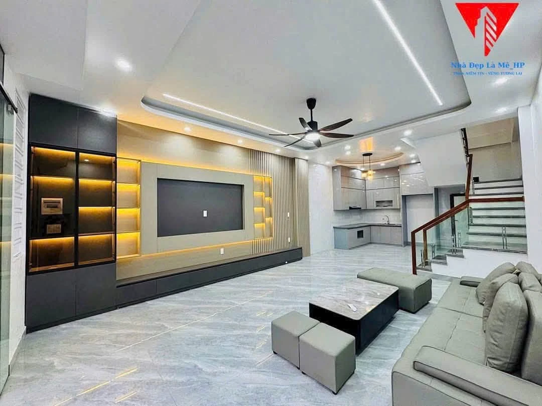 Bán nhà 4 tầng 54m2 mặt ngõ Tôn Đức Thắng, Lê Chân, Hải Phòng - Ảnh thu nhỏ 2