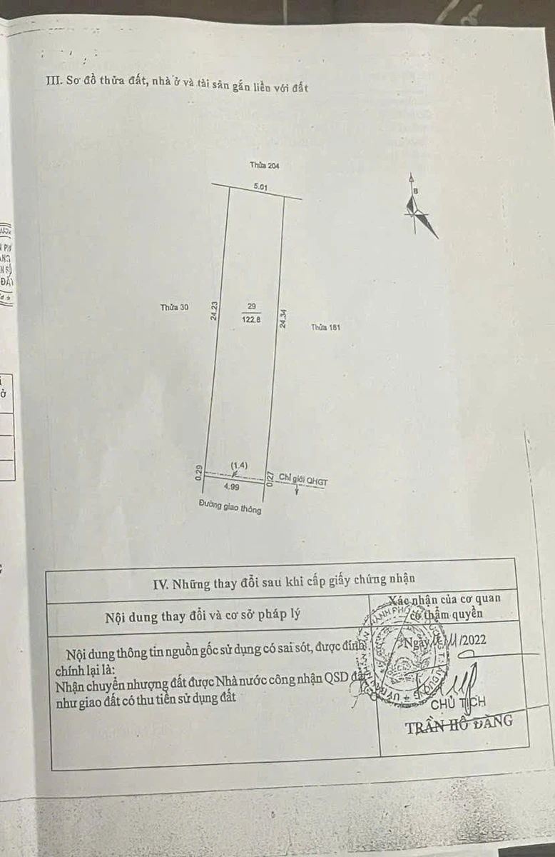 Bán nhà mặt phố Đào Đạo, Hải Dương, 122.8m2, 40 triệu/m2 - Ảnh 1