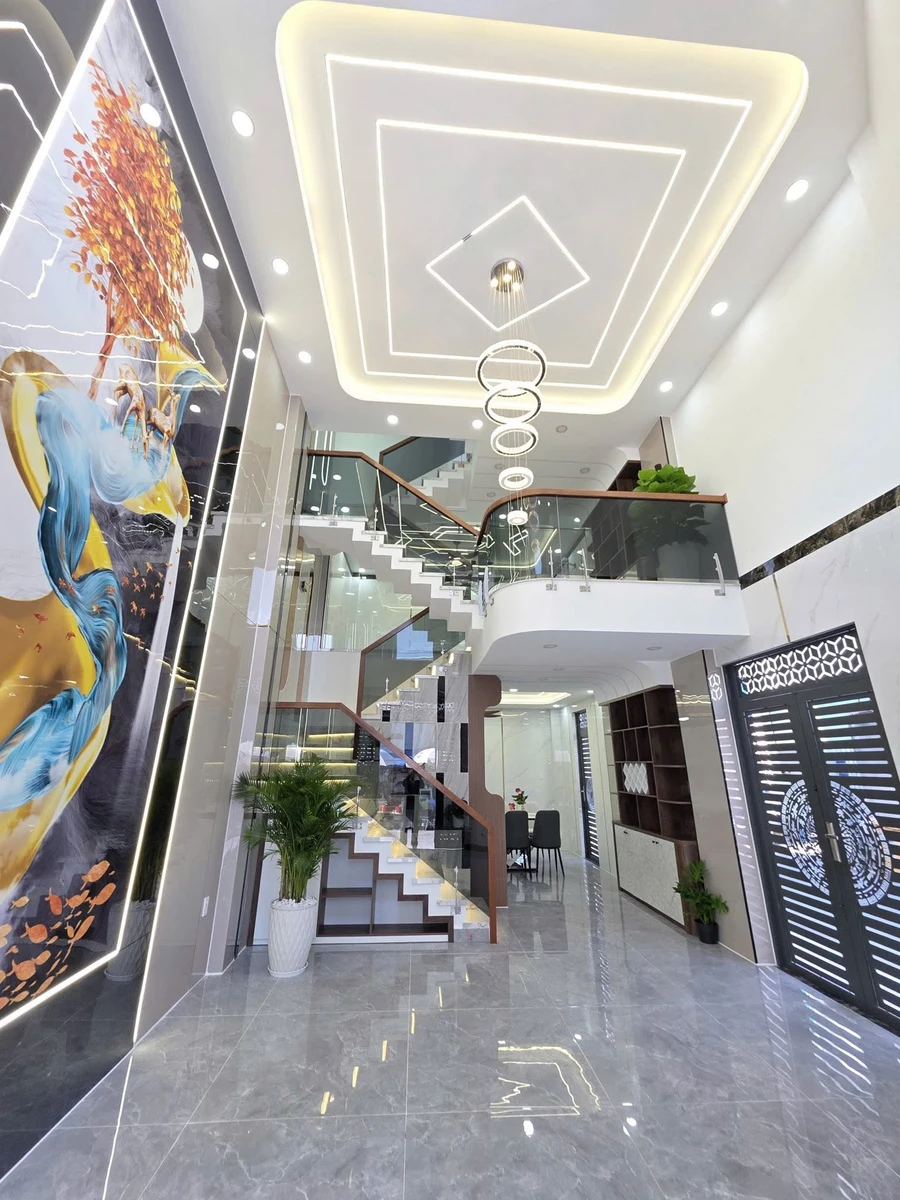 Bán nhà hẻm 6m full nội thất 69,2m2, trệt lửng 3 lầu 5PN, Hương Lộ 2, Bình Tân - Ảnh thu nhỏ 4