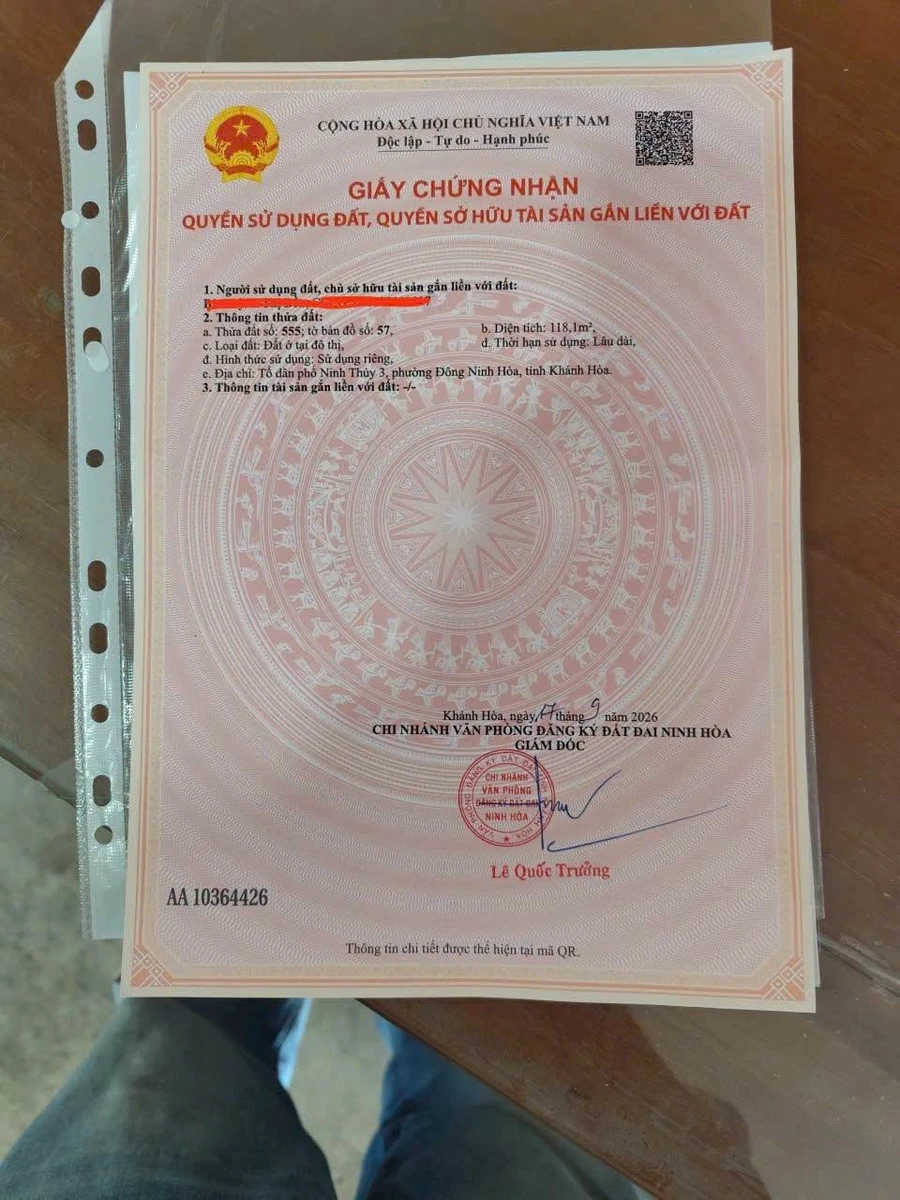 Bán lô đất thổ cư 118m2 gần biển Dốc Lết, phường Ninh Thủy, giá 2,199 tỷ - Ảnh thu nhỏ 2