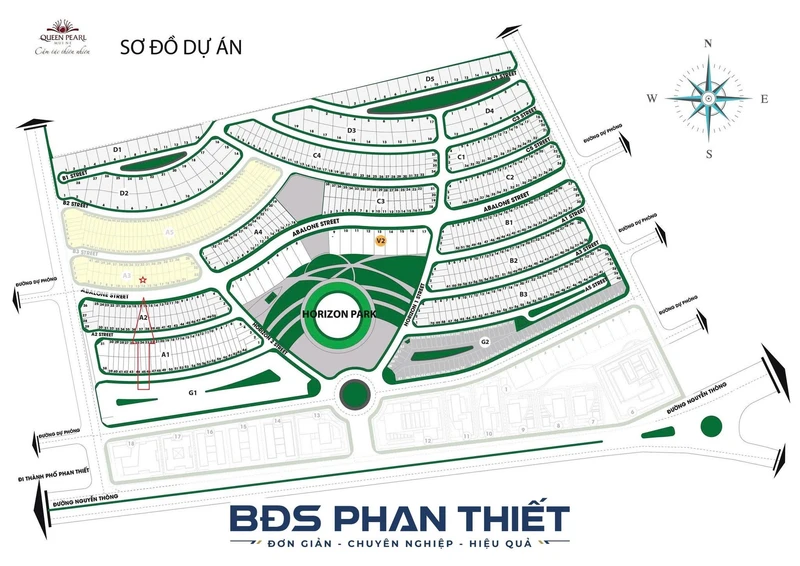 Bán đất Ocean Dunes Phú Hài 112,7m² view biển