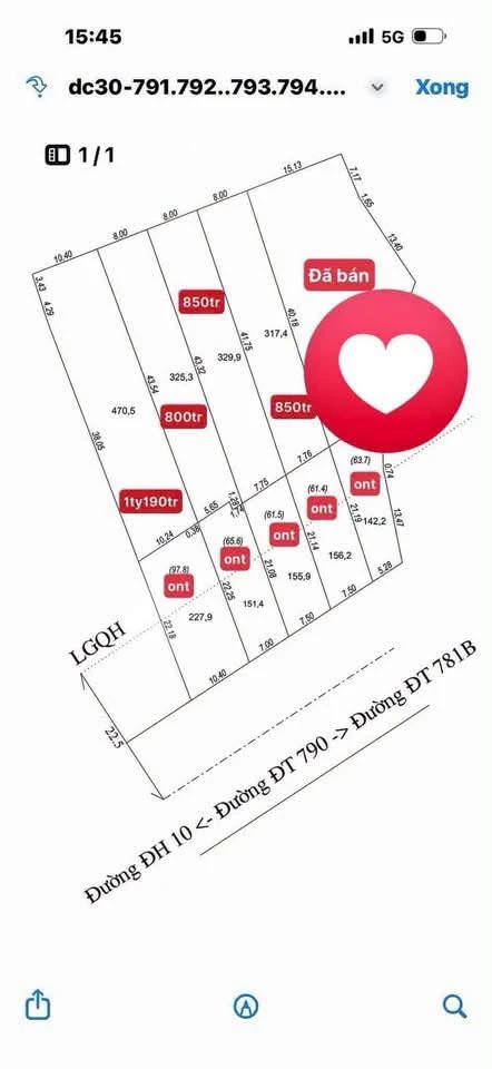 Bán đất mặt tiền DT790 Dương Minh Châu, Tây Ninh, giá từ 740 triệu, sổ sẵn - Ảnh thu nhỏ 3