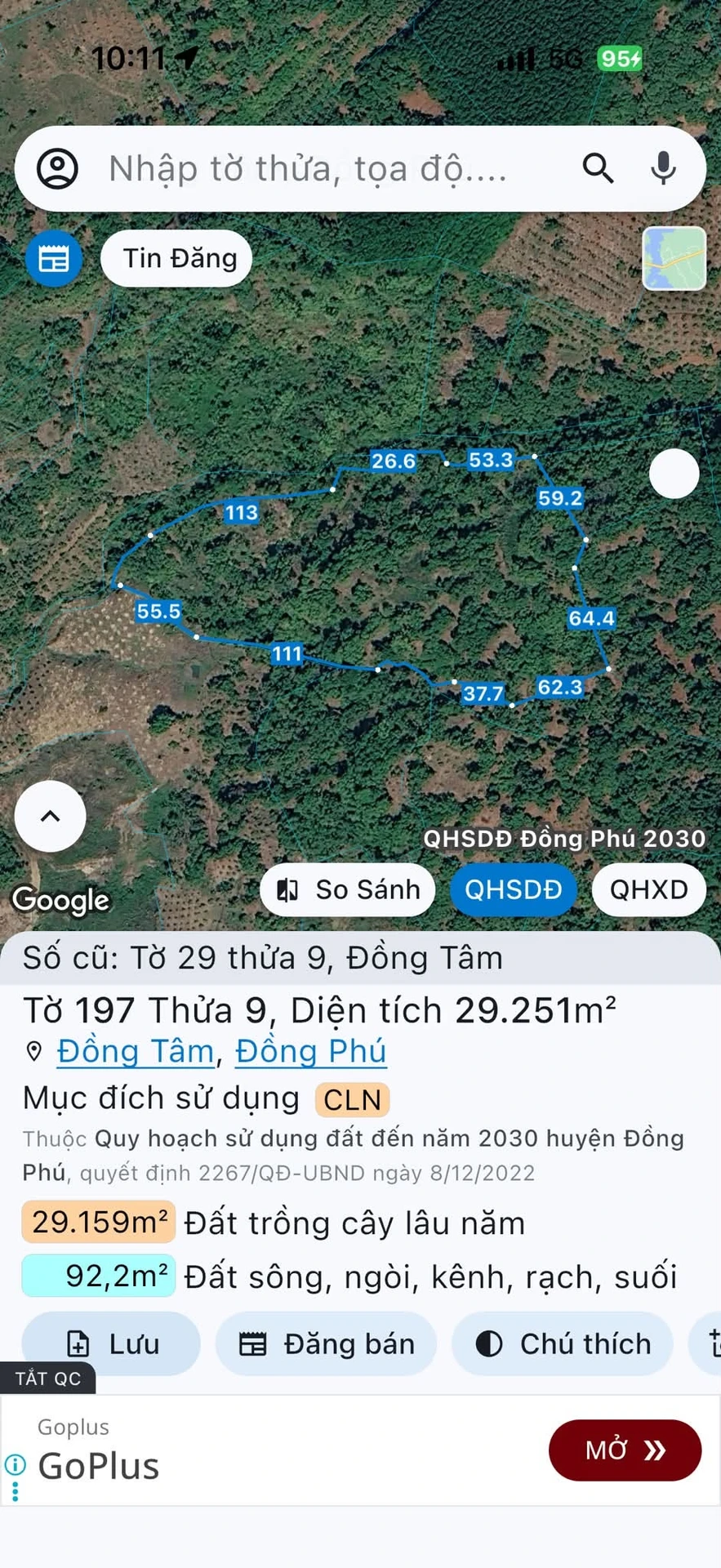 Bán 3ha đất đồi Đồng Tâm, Đồng Nai 1,7 tỷ - Ảnh 1