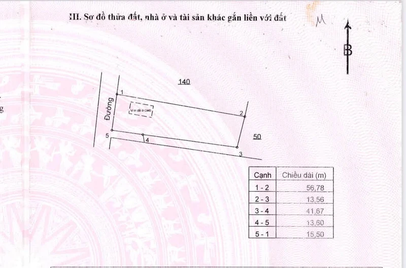 Bán đất Bàu Chinh 813m² 1 tỷ 250 triệu Hóc Môn