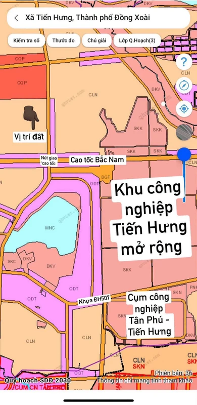 Bán đất nền 225m² Đồng Xoài sổ sẵn giá 500 triệu