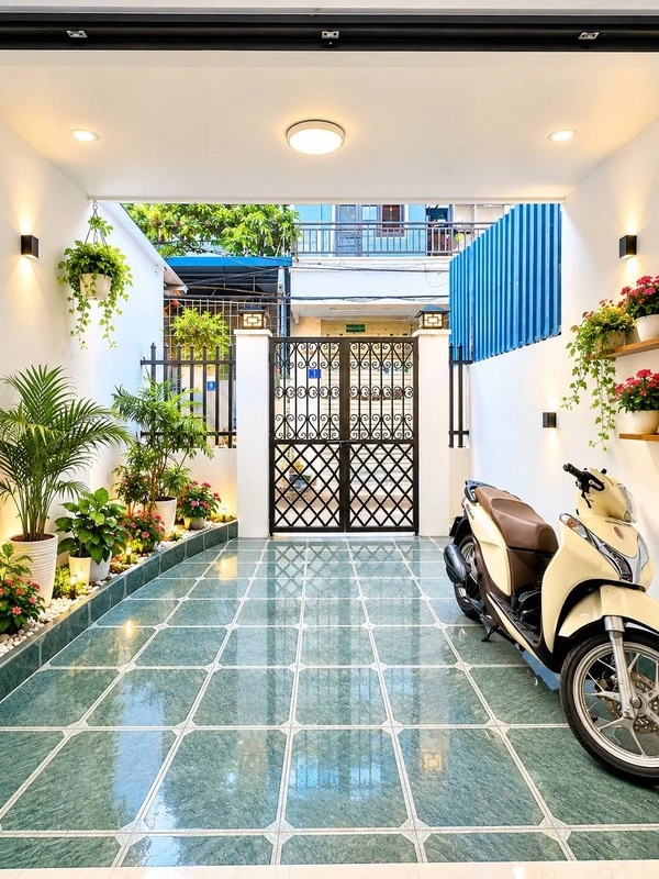 Bán nhà diện tích 70m2 có sân cổng riêng, tặng full nội thất gần Cầu Niệm