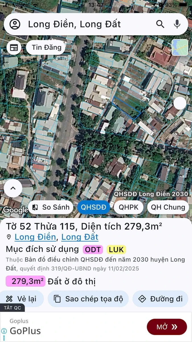 Bán 2 lô đất liền kề Long Điền 5x35m và 7.7x34m - Ảnh thu nhỏ 4