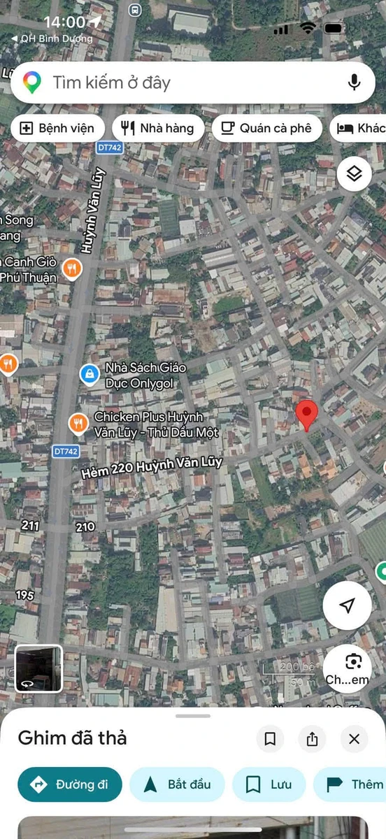 Bán đất mặt tiền 240m2 (6x30m, nở hậu) đường Huỳnh Văn Lũy, Phú Lợi, Bình Dương - Ảnh thu nhỏ 2