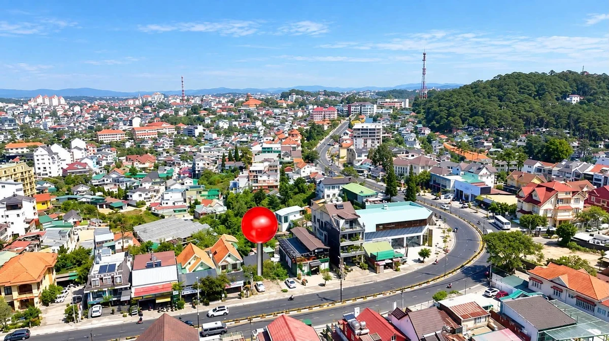 Bán đất mặt tiền 419 m2 Đà Lạt, phù hợp khách sạn - Ảnh thu nhỏ 3