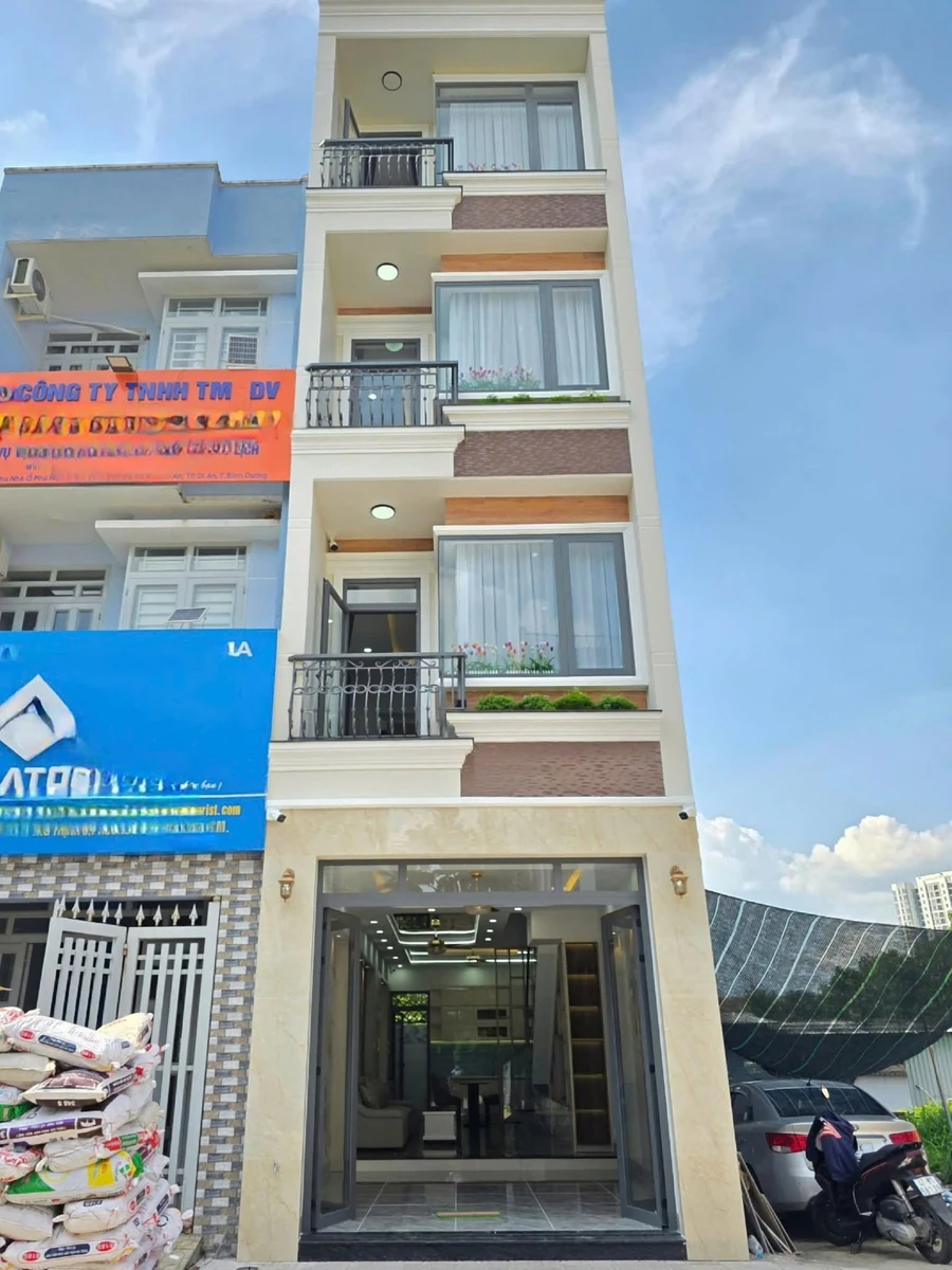 Bán nhà trệt 3 lầu 62,6m2 Phường Bình An, Dĩ An, 7,5 tỷ - Ảnh 1