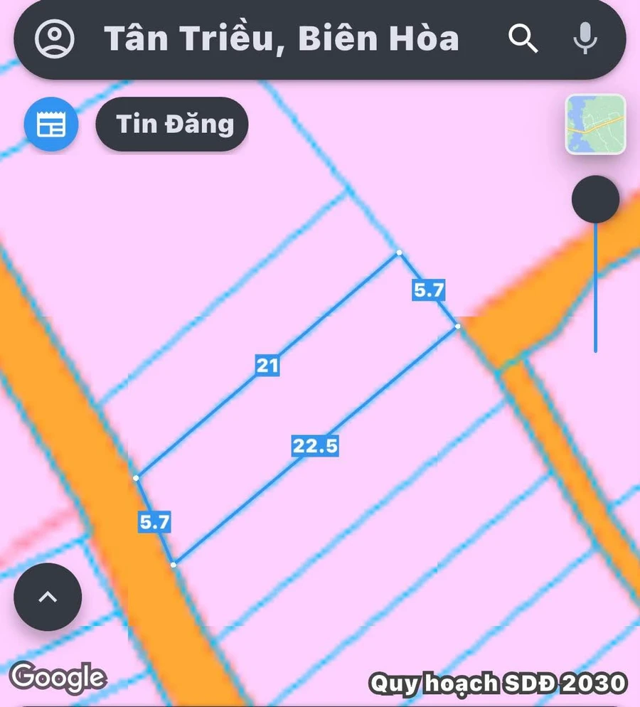 Bán đất 120m2 Tân Bình, gần chợ Tân Bình - Ảnh thu nhỏ 3