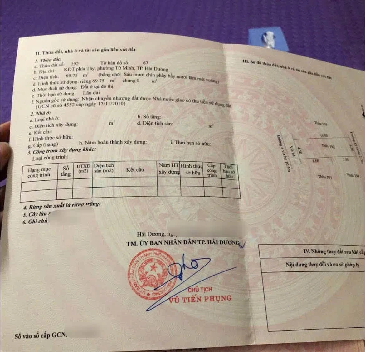 Bán đất 69,8m² đường 10,5m Khu Đô Thị Vạn Lộc, Bình Chánh - Ảnh 1