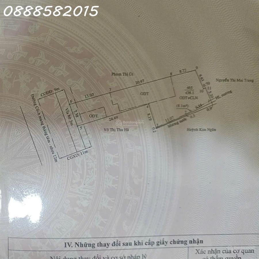 Bán nhà mặt phố 445, Cách Mạng Tháng Tám, Phường Phú Cường, 438.1m2 - Ảnh thu nhỏ 5
