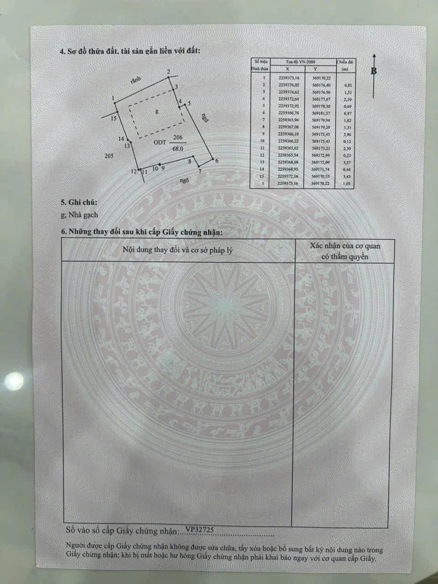 Bán đất Lương Thế Vinh 68m² 1 tỷ 350 triệu - Ảnh thu nhỏ 3