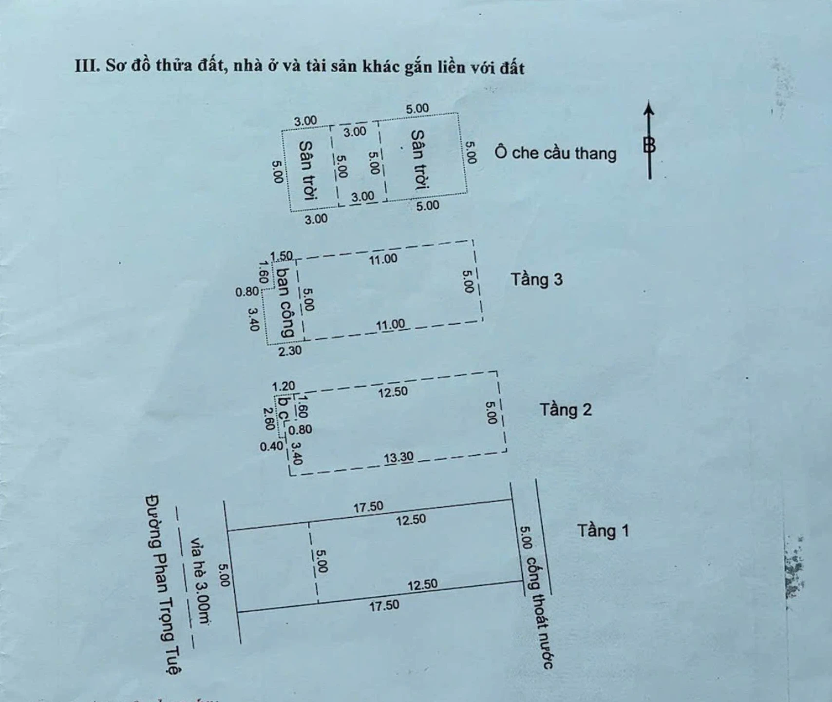 Nhà mặt tiền Phan Trọng Tuệ 5x17.5m, 4 tầng, 87.5m² - Ảnh 1