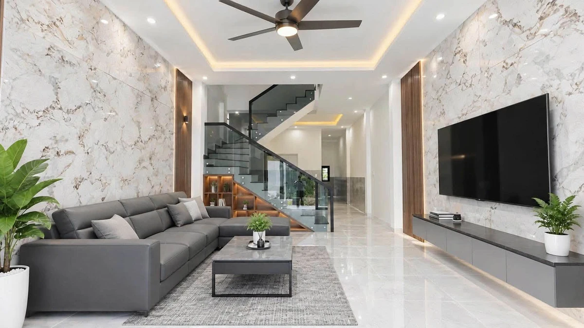 Bán nhà lầu 5x21m Bình Dương, sổ riêng thổ cư - Ảnh thu nhỏ 2