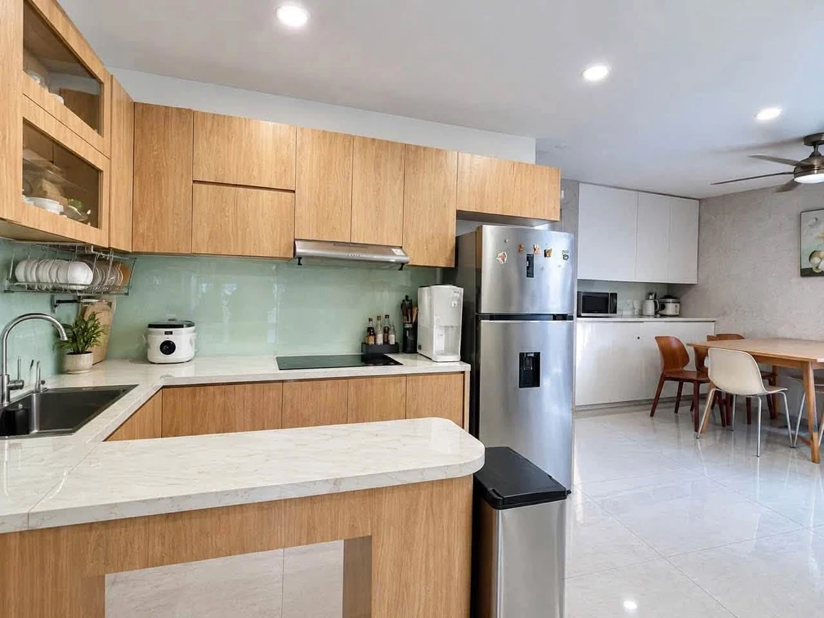 Bán villa 100m2, 4PN, hồ bơi sân vườn Nguyễn Văn Đậu Q.7 - Ảnh thu nhỏ 5