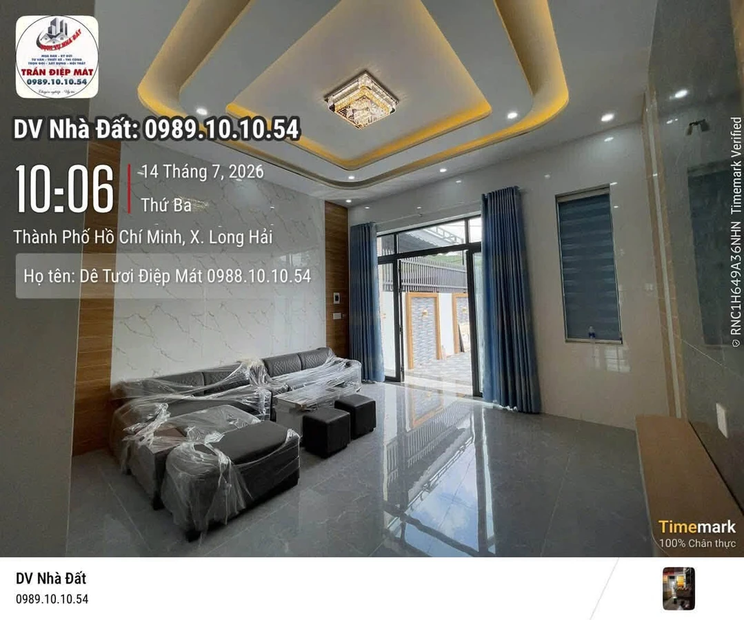 Nhà cấp 4 bán 2 tỷ 75 triệu, 80m² Long Hải - Ảnh thu nhỏ 2