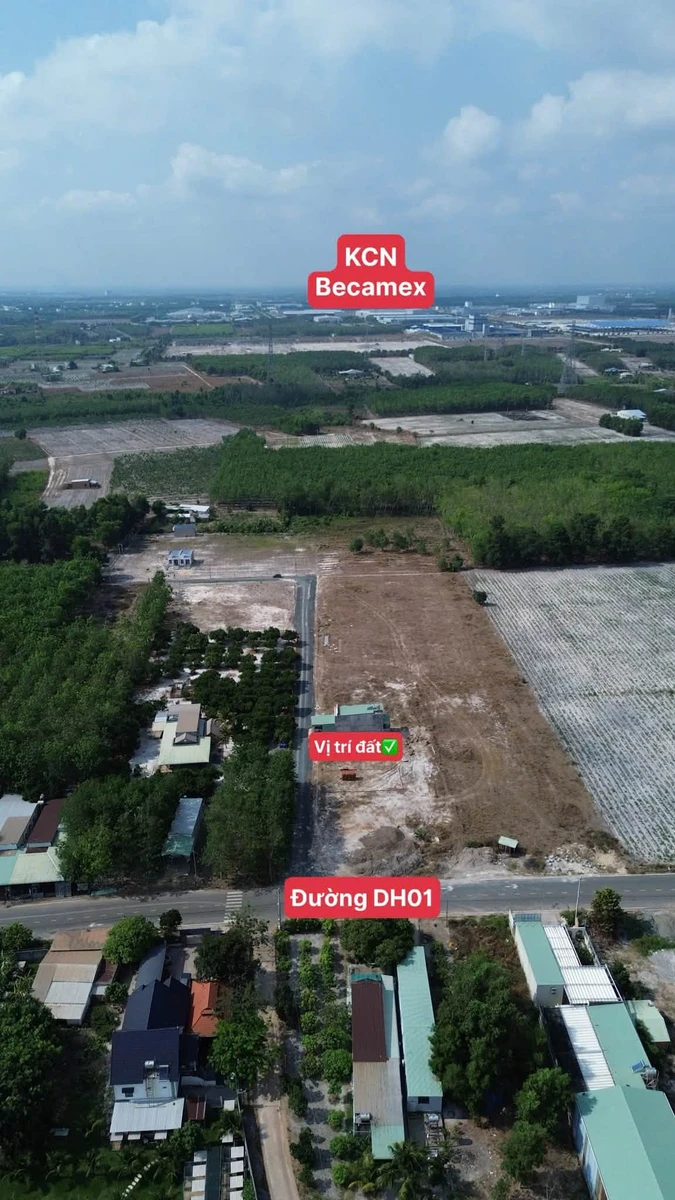 Bán đất 115 m2 phường Chơn Thành, Bình Dương 499 triệu - Ảnh 1