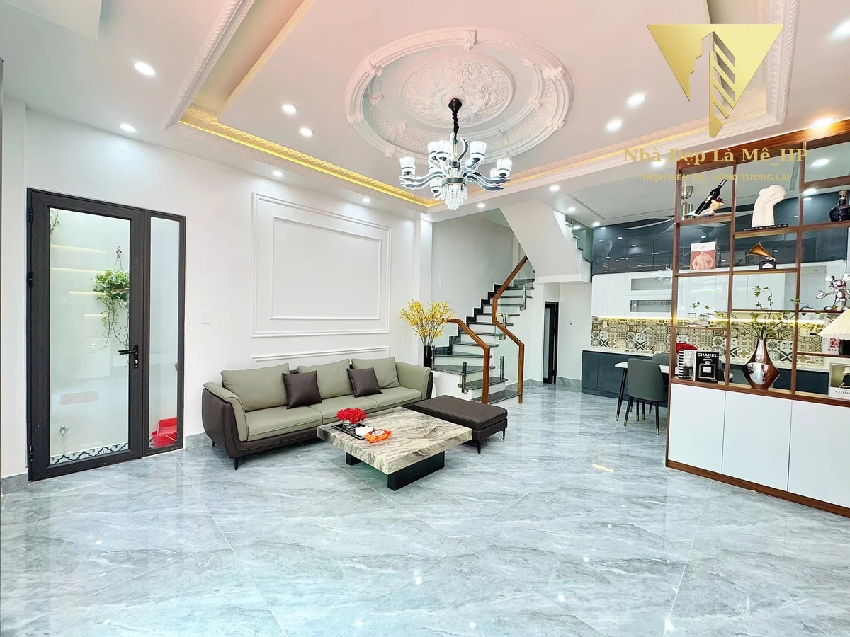 Bán nhà lô góc 45m2 4 tầng 4 phòng ngủ gần hồ Sen, Miếu Hai Xã, Hải Phòng - Ảnh thu nhỏ 2