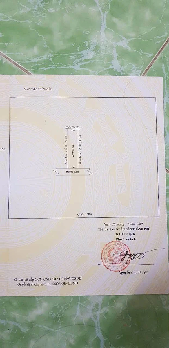 Bán lô đất full thổ cư 97,5m² Nam Thanh 480 triệu - Ảnh thu nhỏ 4