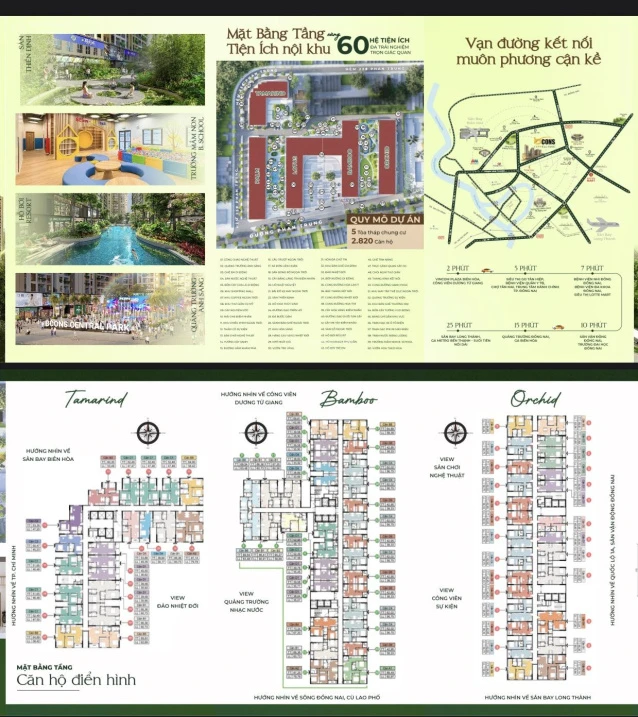 Bcons Central Park Giá dự kiến: 49 triệu/m2, Đi kèm 60 tiện ích, với 2 tầng hầm full 5 Toà nhà - Ảnh thu nhỏ 2