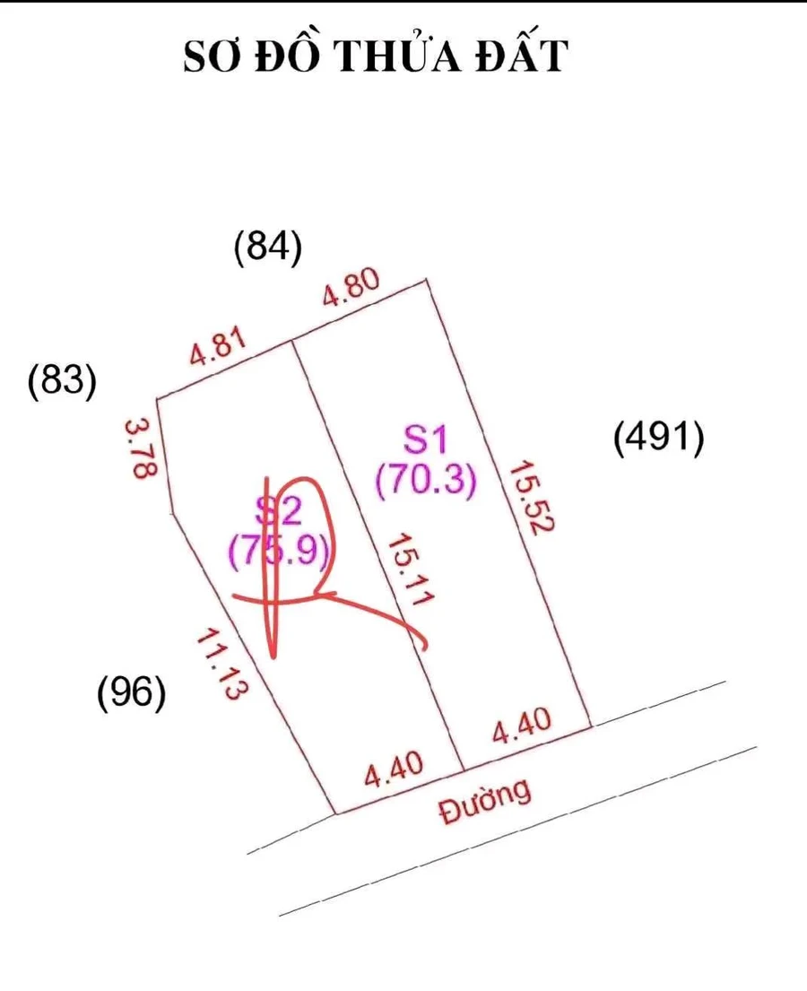 Bán lô đất 70 m2 Phường Vinh Hưng 1 tỷ - Ảnh thu nhỏ 2