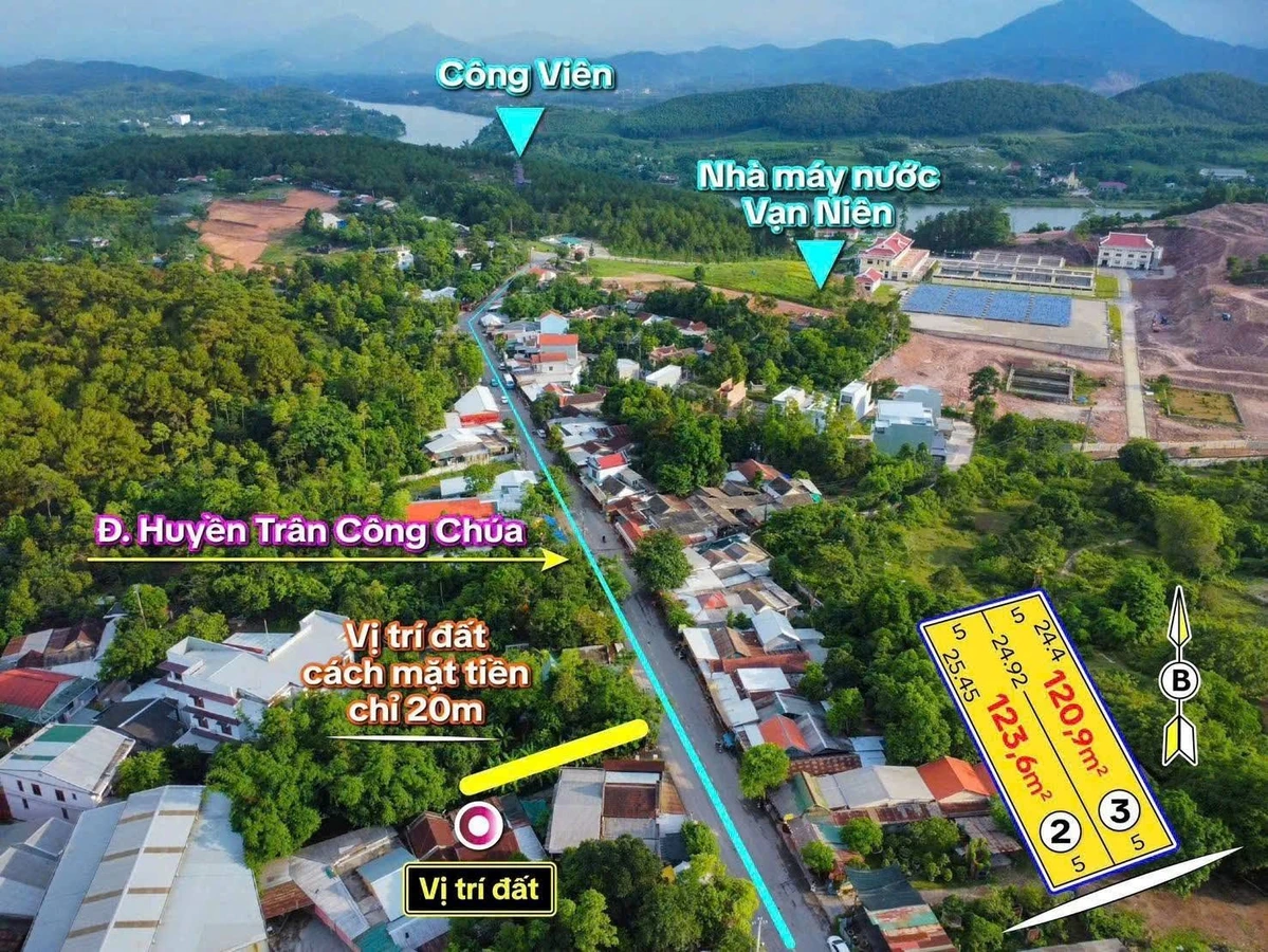 Bán đất 120m2 Huyền Trân Công Chúa khoảng 1,4 tỷ - Ảnh thu nhỏ 2