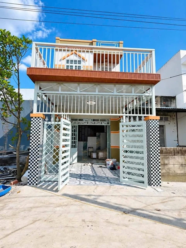 Nhà mới xây sổ hồng riêng 76.67m² Mỹ Lộc Long An 1.7 tỷ