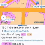 Bán đất mặt tiền 418 m² Minh Hưng Bình Dương 580 triệu - Ảnh thu nhỏ 4
