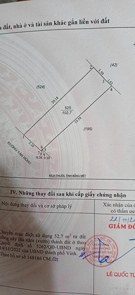 Bán nhà 2 tầng 102.7m2 mặt đường Tân Hùng - Ảnh thu nhỏ 2