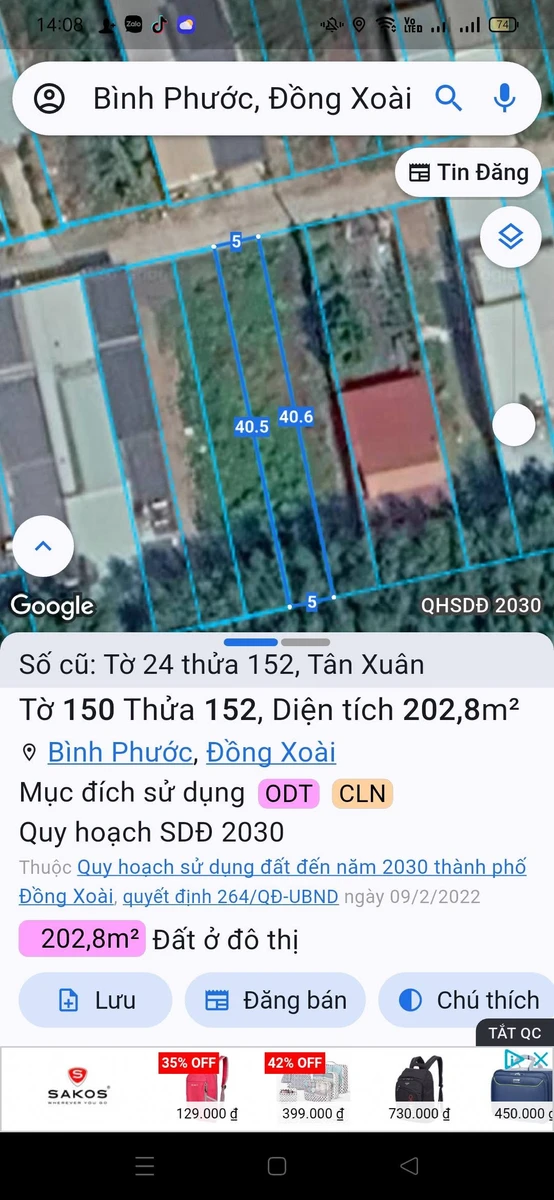 Bán lô đất Bê Tông thứ Hai 200m² Tân Xuân 790 triệu - Ảnh thu nhỏ 4