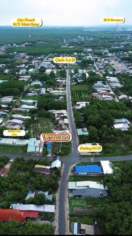 Bán 2 lô đất mặt tiền 6m x 37m, 100m² giá 1 tỷ 1 Minh Hưng - Ảnh thu nhỏ 3