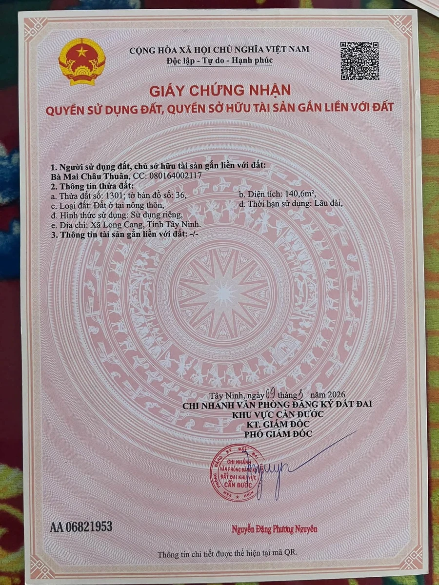 Bán đất Phước Vân 140 m2, 800 triệu - Ảnh thu nhỏ 5