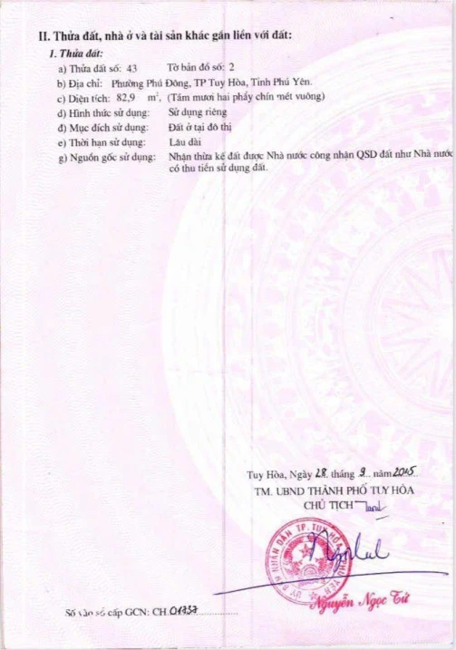 Cực rẻ, bán đất mặt tiền Yết Kêu, phường Phú Đông. 82,9m2, giá 1,35 tỷ - Ảnh 1