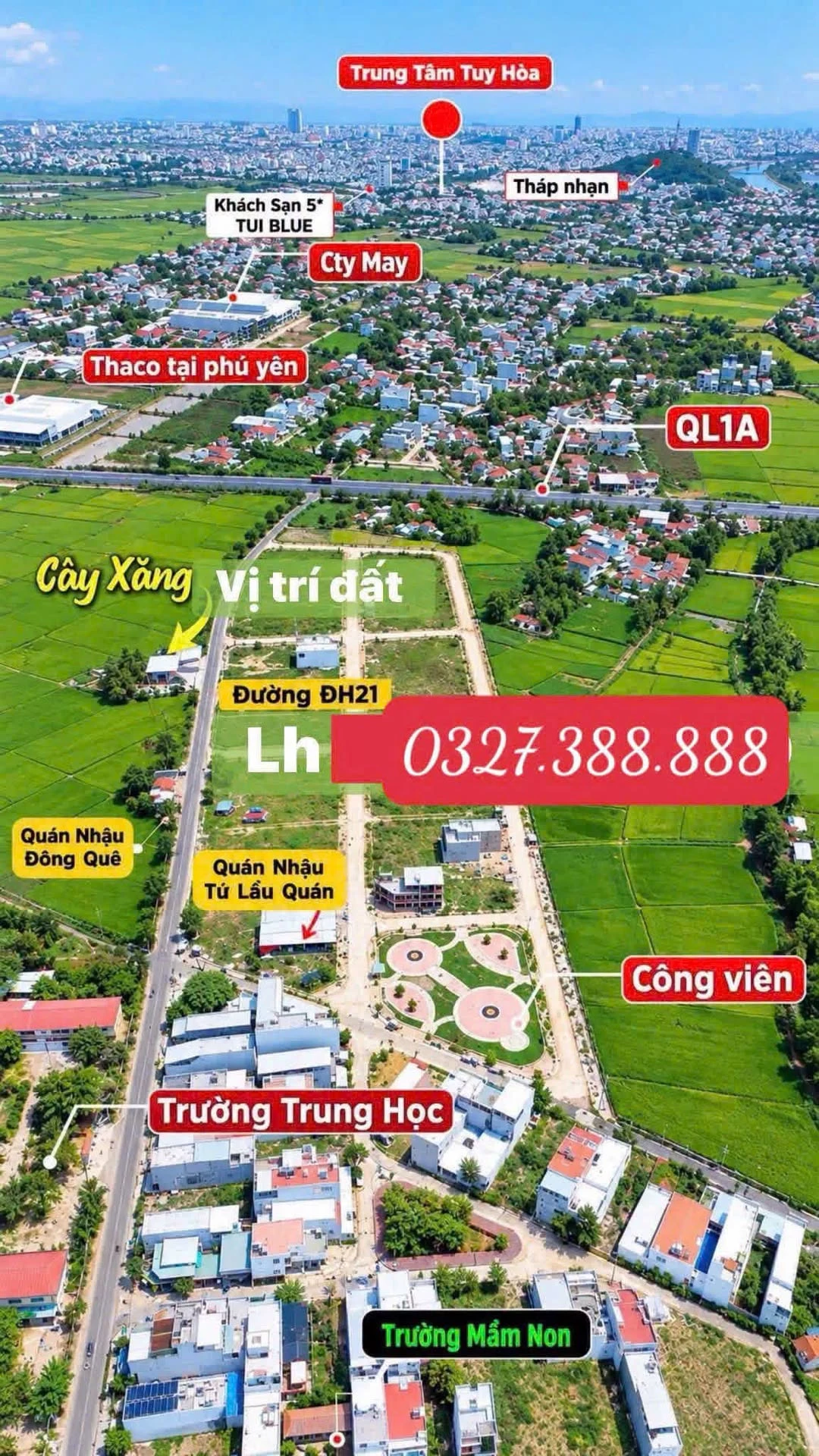 Bán đất đấu giá 6x20,3m khu phố Ân Niên, phường Tuy Hòa, Đắk Lắk - Ảnh 1