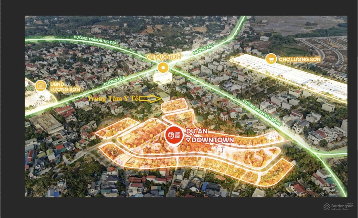Chỉ 2,904 tỷ lô đất nền trung tâm Lương Sơn sẵn sàng tên sổ, giá ưu đãi đầu tư cực tiềm năng - Ảnh 1