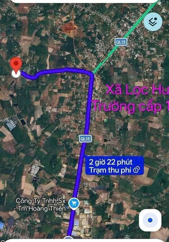 Bán đất 300m² Xã Lọc Hưng Đồng Nai giá 460 triệu