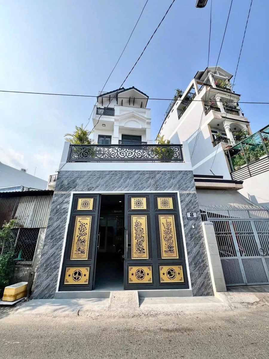 Bán nhà mặt tiền Đình Nghi Xuân, Bình Tân 90m2, 1 trệt 4 lầu, 5PN, giá 10 tỷ - Ảnh thu nhỏ 2